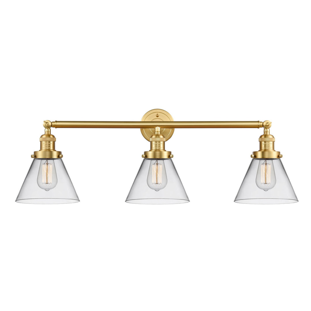 Innovations Franklin Restoration 205-SG-G42 Bath Vanity Light 32 in. wide - Satin Gold