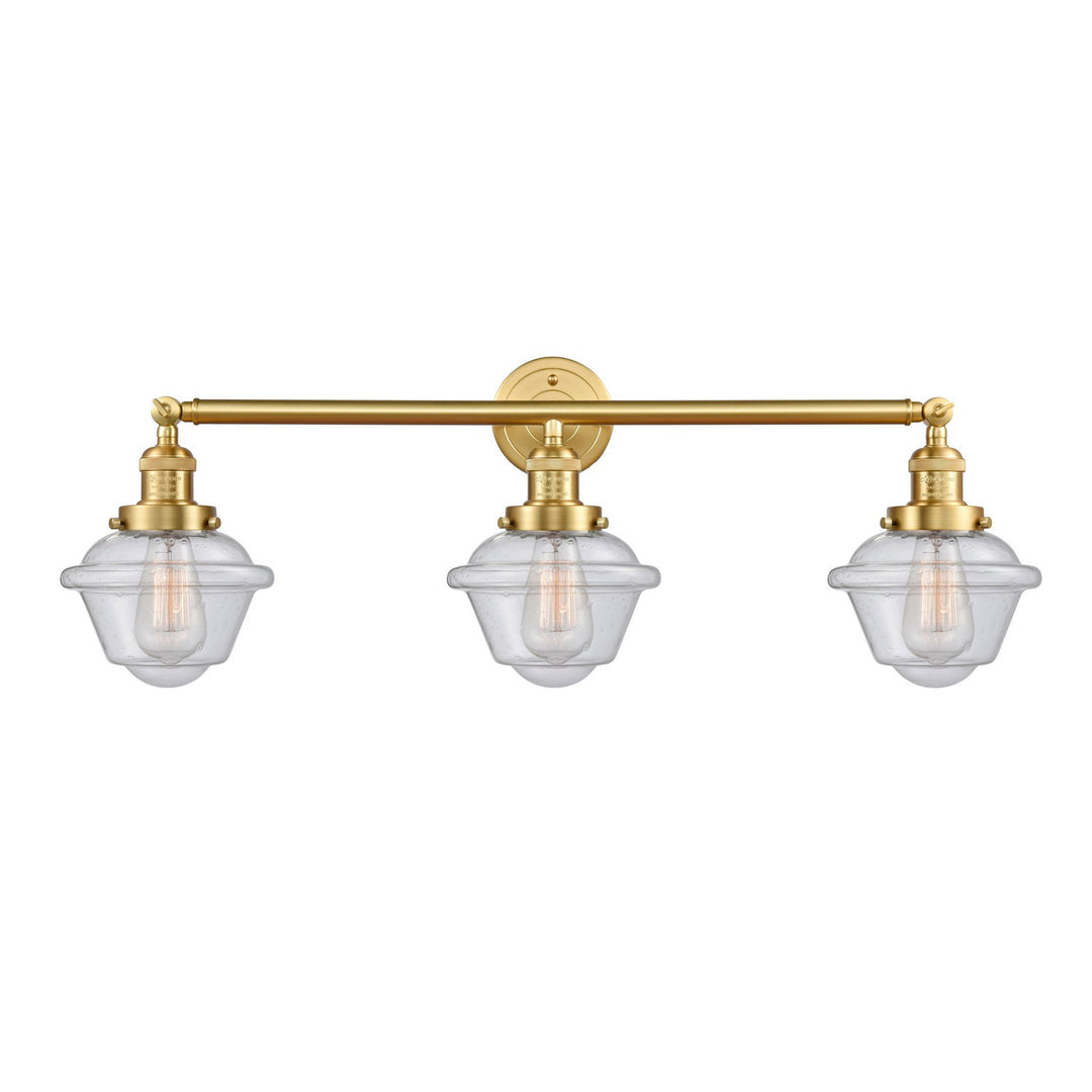 Innovations Franklin Restoration 205-SG-G534 Bath Vanity Light 34 in. wide - Satin Gold