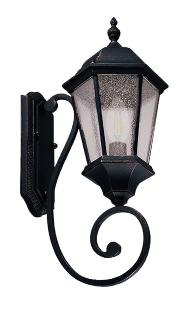 Homenhancements CL-479-MB Coach Lights One Light Coach Light Outdoor Black