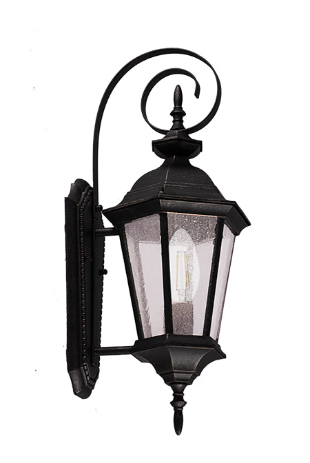 Homenhancements CL-84-MB Coach Lights One Light Coach Light Outdoor Black