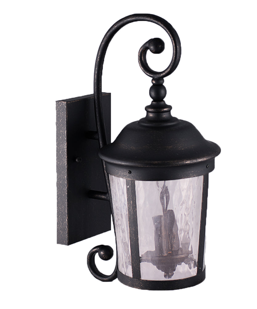 Homenhancements CL-H20-MB Coach Lights Two Light Coach Light Outdoor Black