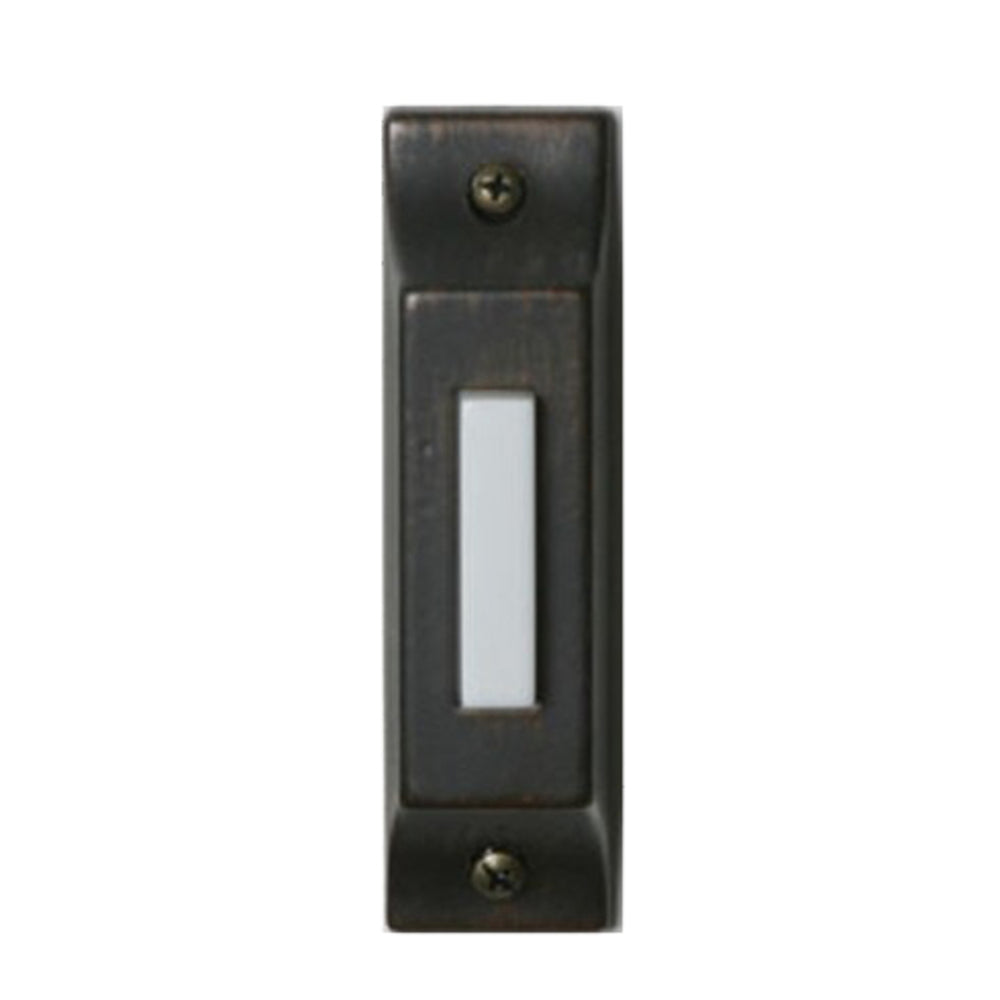 Homenhancements DB-501-MB Doorbells Doorbell Button Decor Black