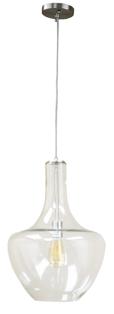 HOMEnhancements Pendant MP-249CL-NK Pendant Light - Nickel