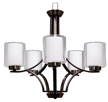 HOMEnhancements Sonora SNA-CH5-MB Chandelier Light - Matte Black