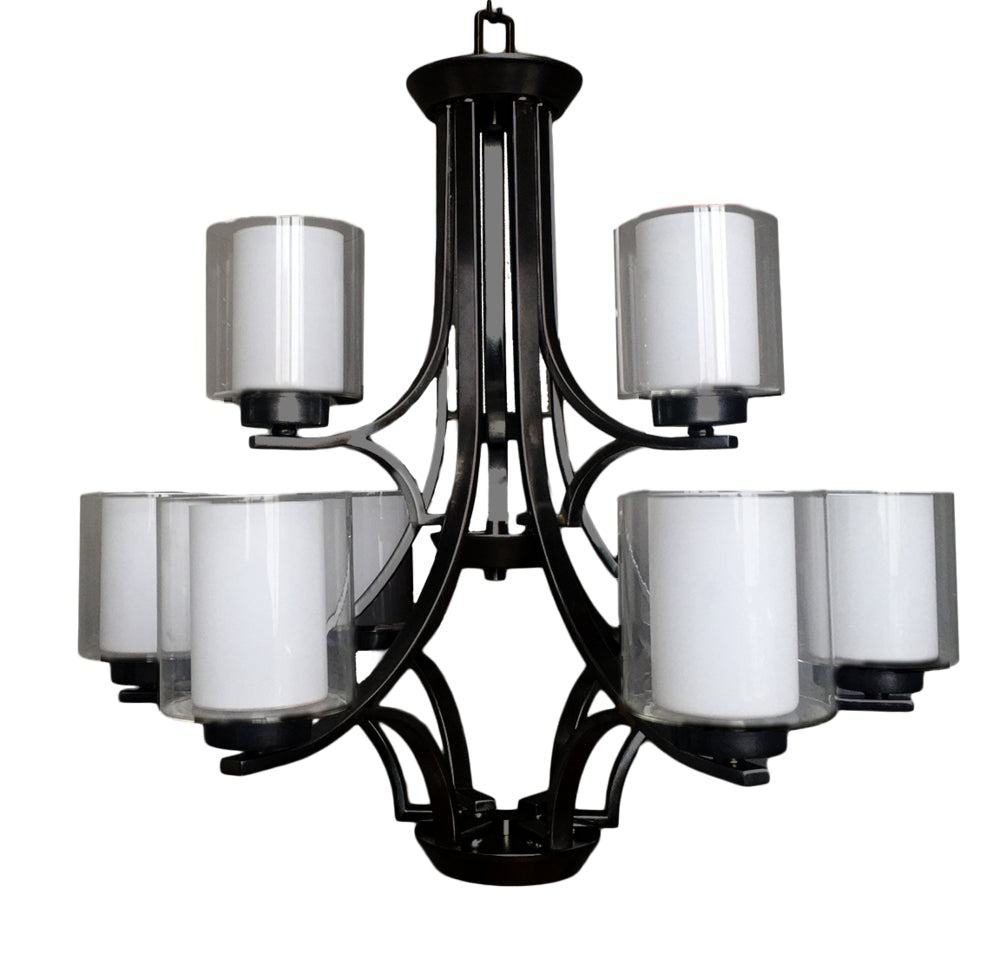 HOMEnhancements Sonora SNA-CH9-MB Chandelier Light - Matte Black