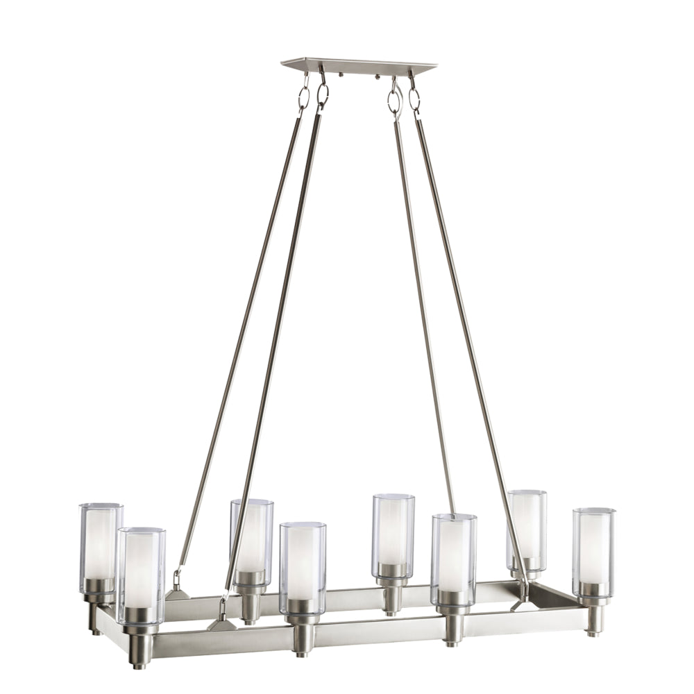 HOMEnhancements Sonora SNA-IL8-NK Chandelier Light - Nickel