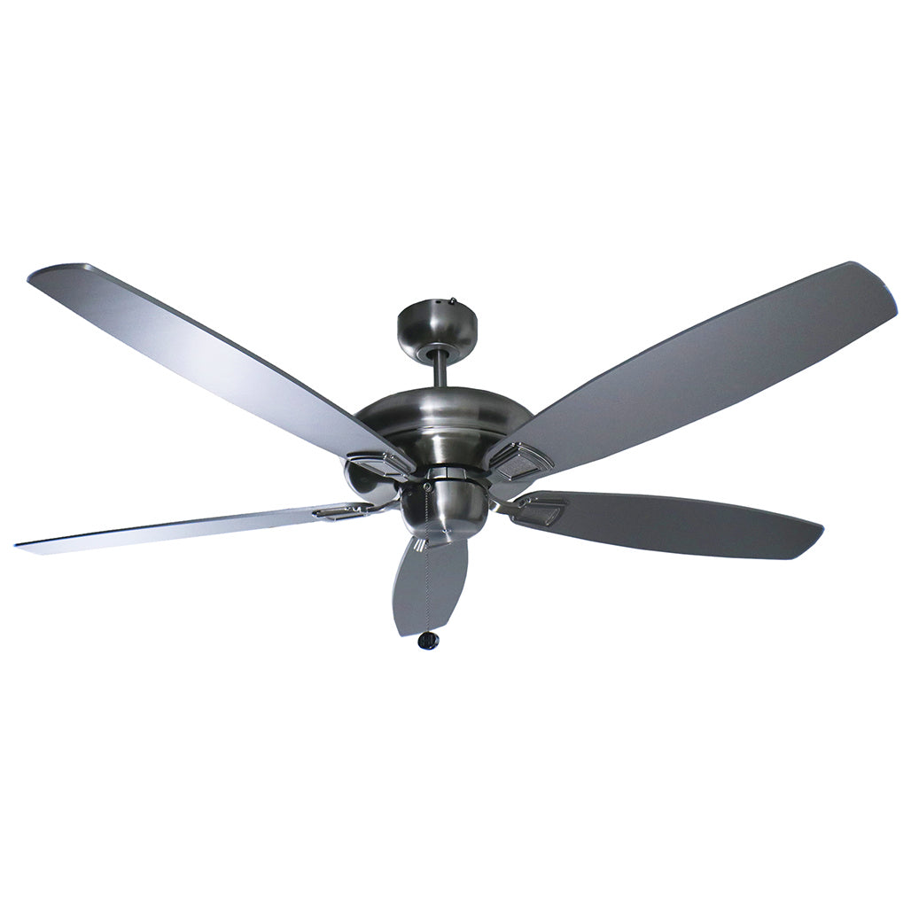 HOMEnhancements Upgrade SUN556 NK5SV/WL Ceiling Fan 56 - Nickel, Matte Black/Walnut/