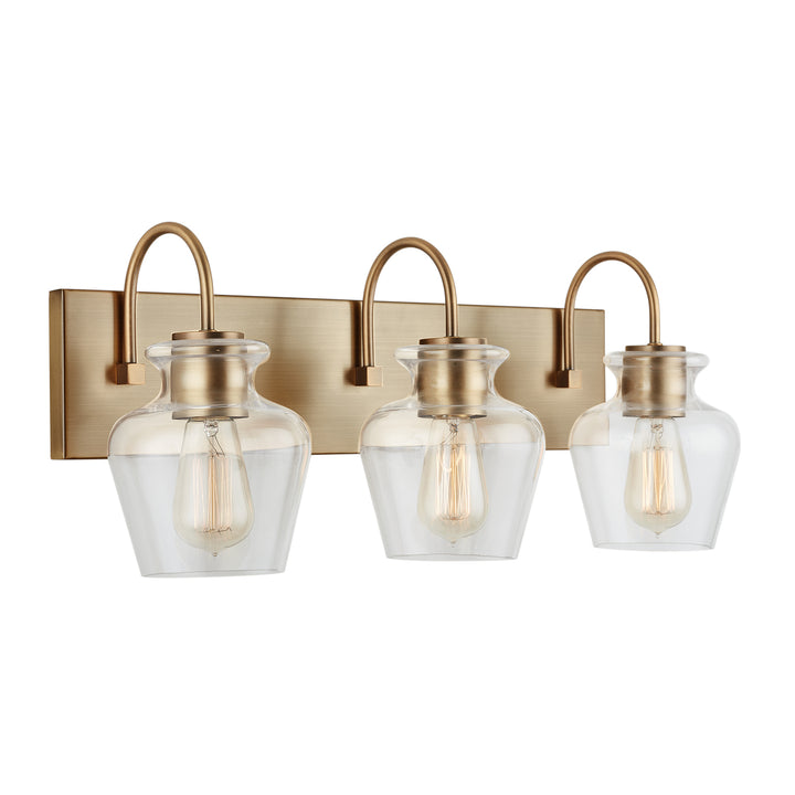 Capital Danes 138131AD-490 Bath Vanity Light 25 in. wide - Aged Brass