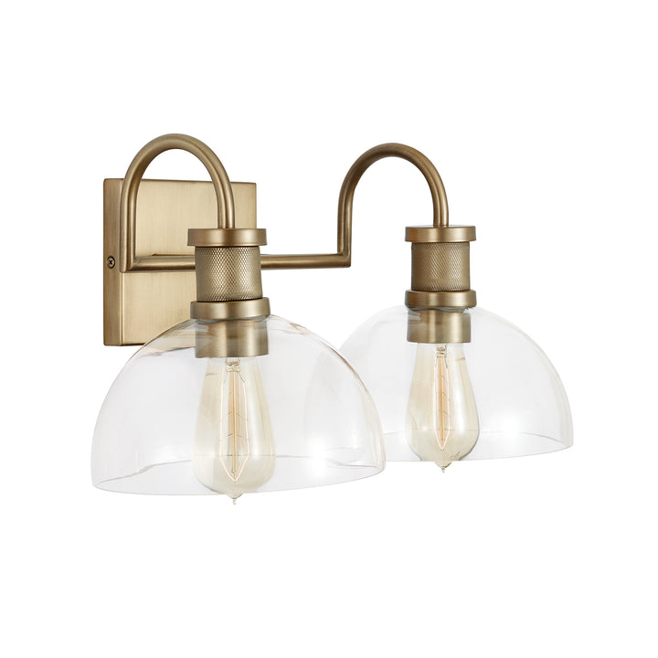 Capital Cassidy 139123AD-497 Bath Vanity Light 18 in. wide - Aged Brass