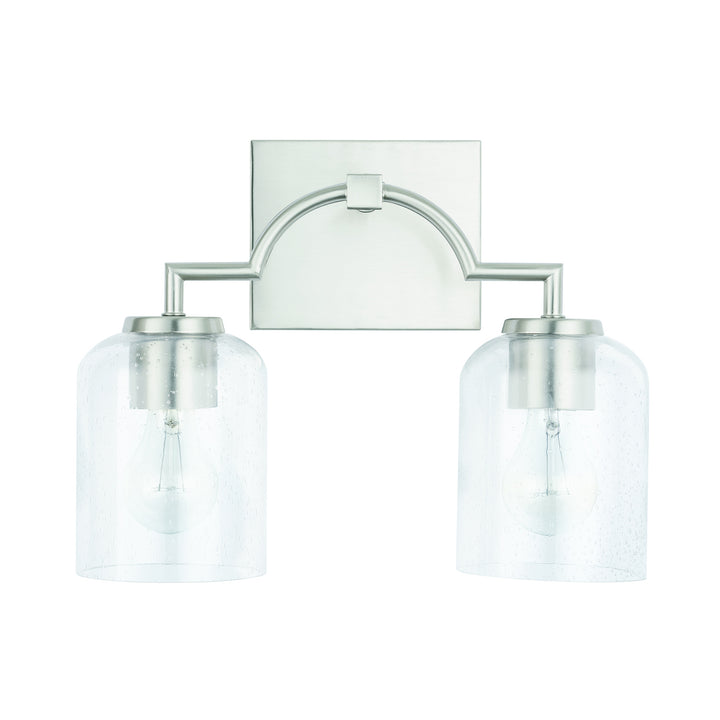 Capital Carter 139321BN-500 Bath Vanity Light 14 in. wide - Brushed Nickel