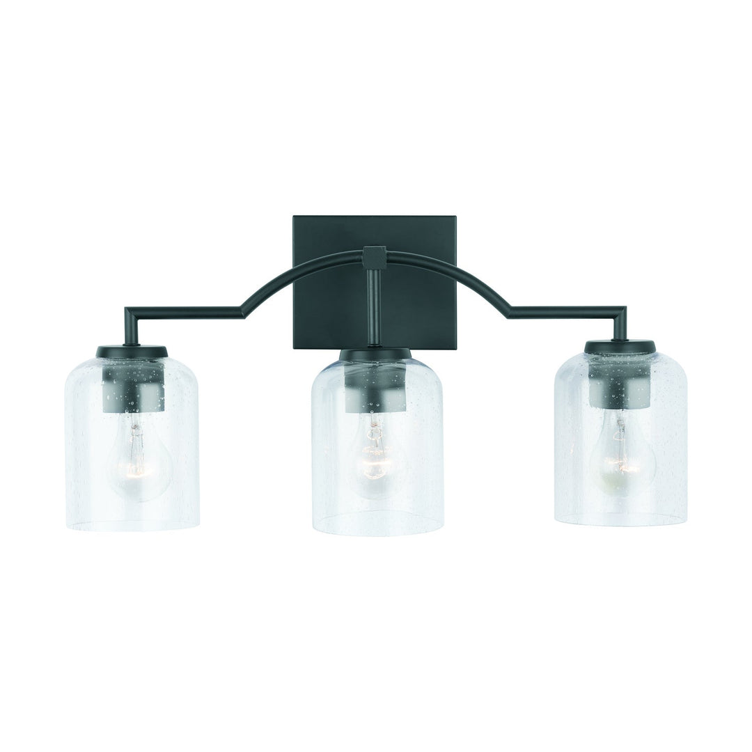 Capital Carter 139331MB-500 Bath Vanity Light 22 in. wide - Matte Black