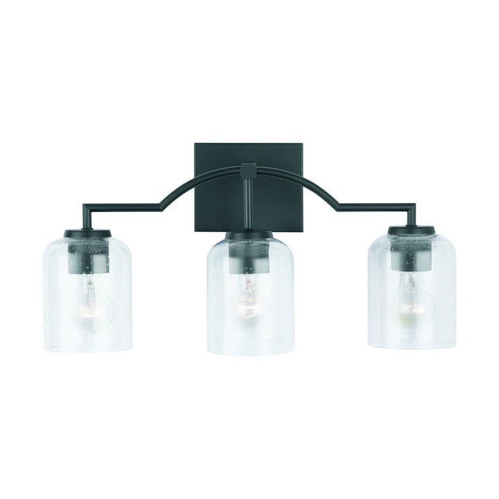 Capital Carter 139331MB-500 Bath Vanity Light 22 in. wide - Matte Black