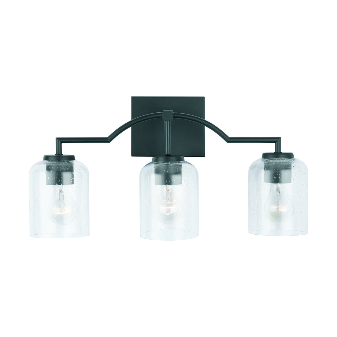 Capital Carter 139331MB-500 Bath Vanity Light 22 in. wide - Matte Black