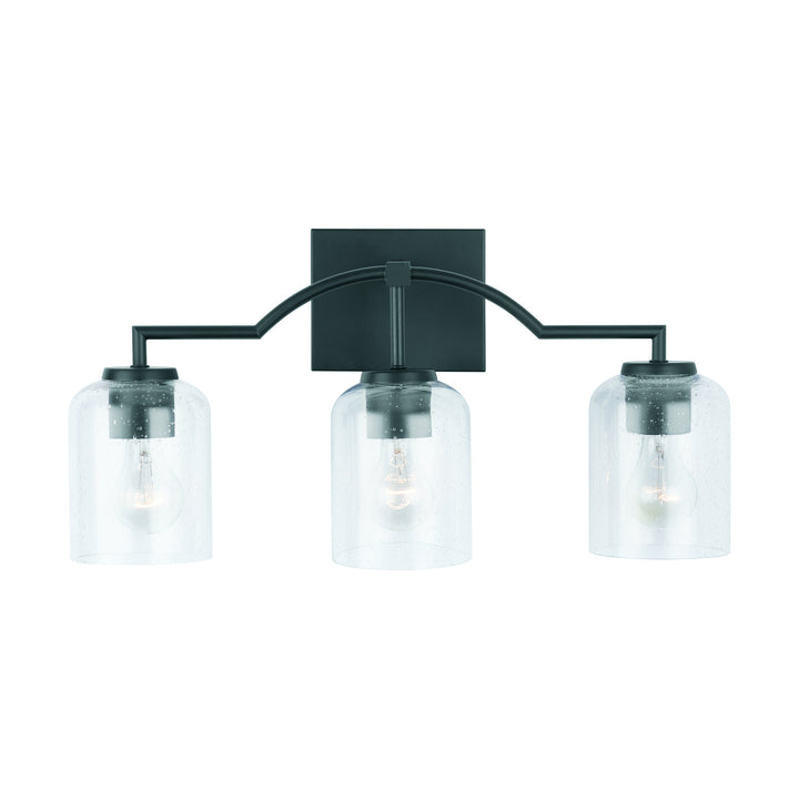 Capital Carter 139331MB-500 Bath Vanity Light 22 in. wide - Matte Black