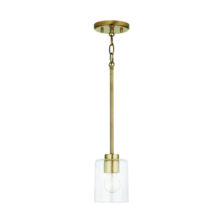 Capital Greyson 328511AD-449 Pendant Light - Aged Brass