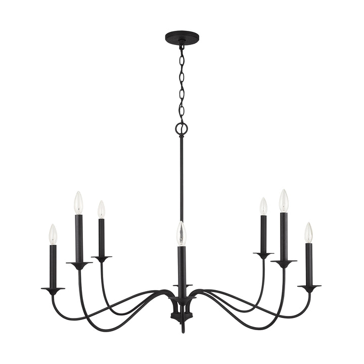 Capital Vincent 437281BI Chandelier Light - Black Iron