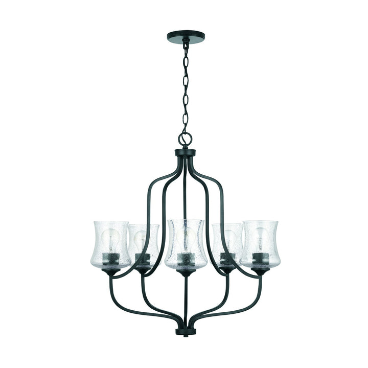 Capital Reeves 439251MB-499 Chandelier Light - Matte Black