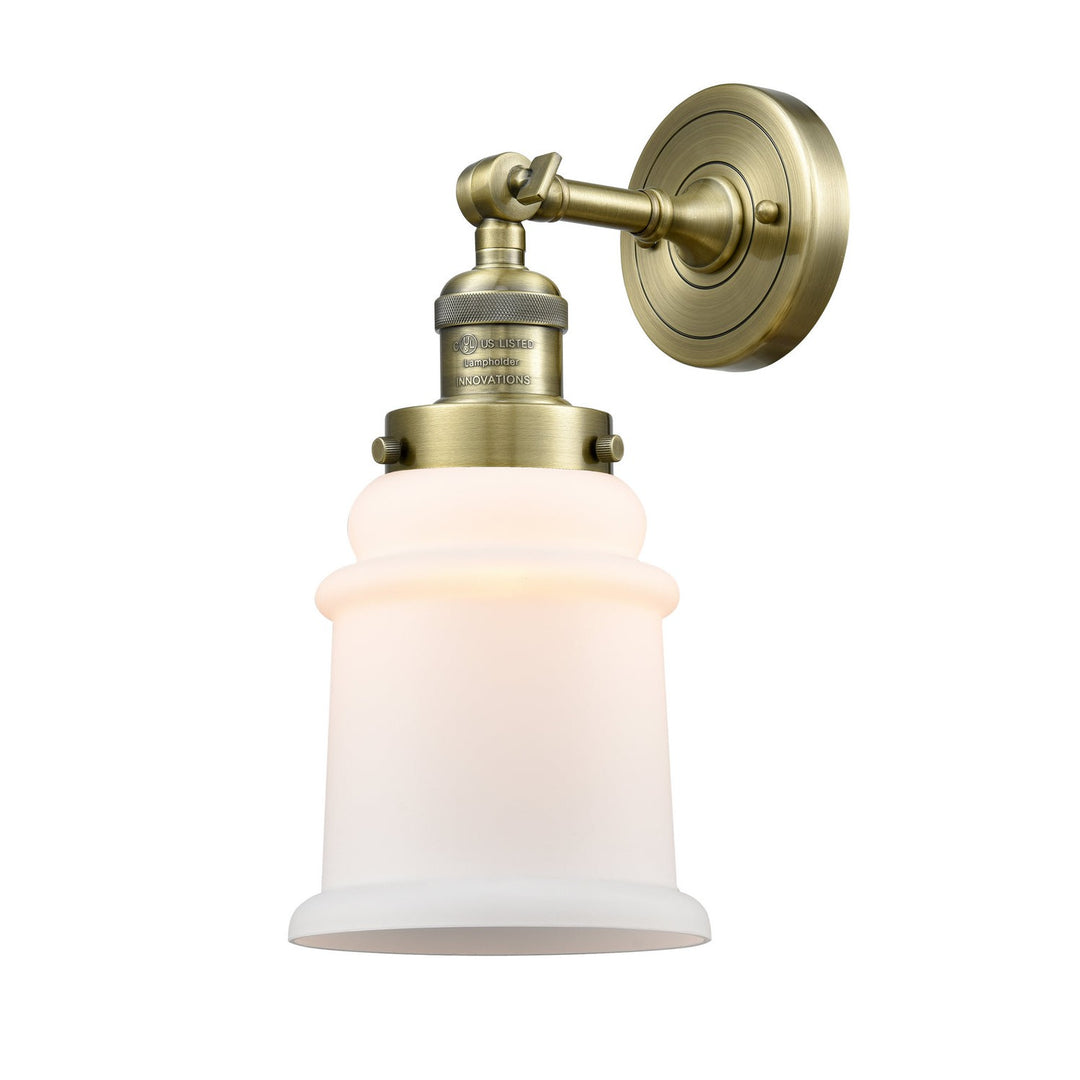Innovations Franklin Restoration 203-AB-G181-LED Wall Sconce Light - Antique Brass