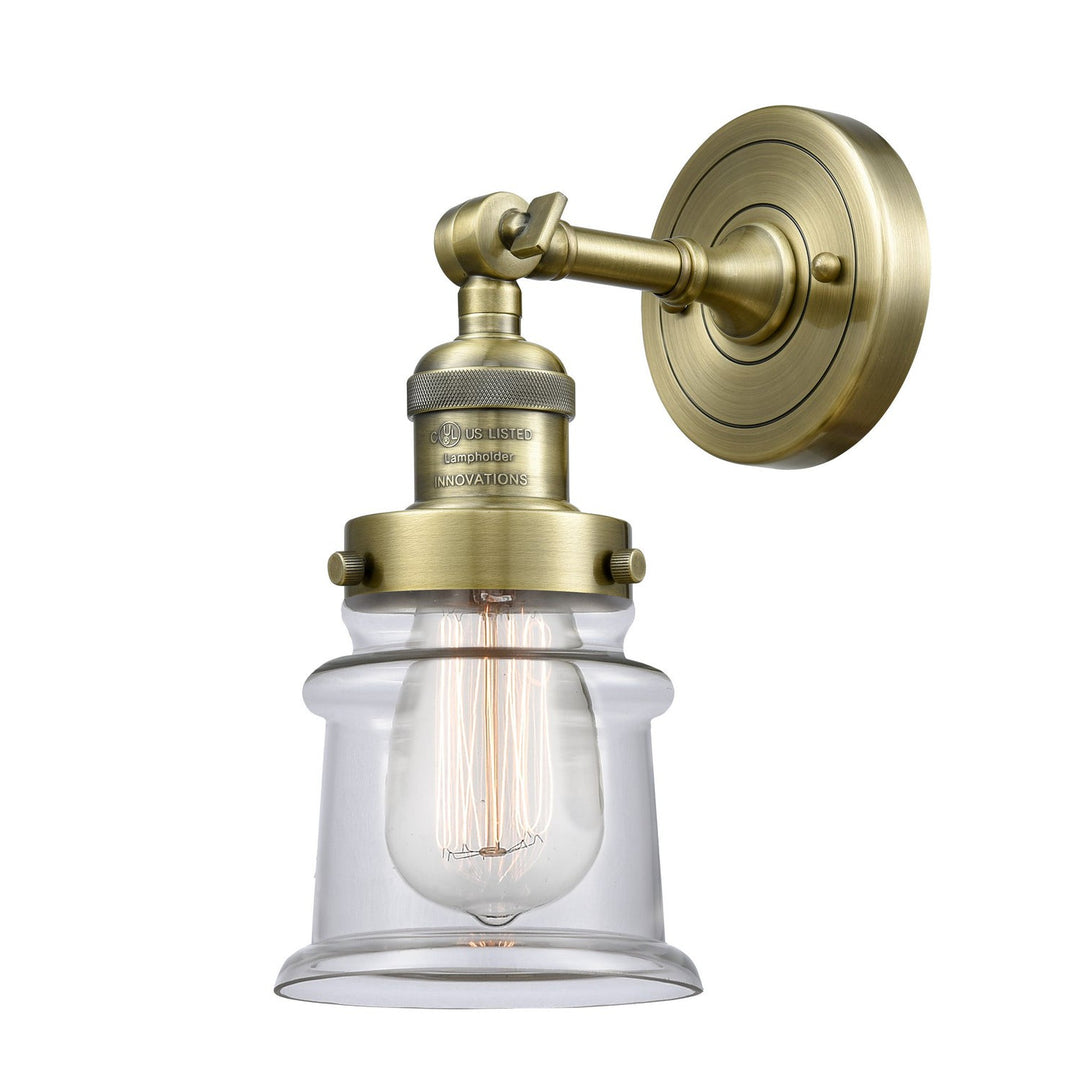 Innovations Franklin Restoration 203-AB-G182S-LED Wall Sconce Light - Antique Brass
