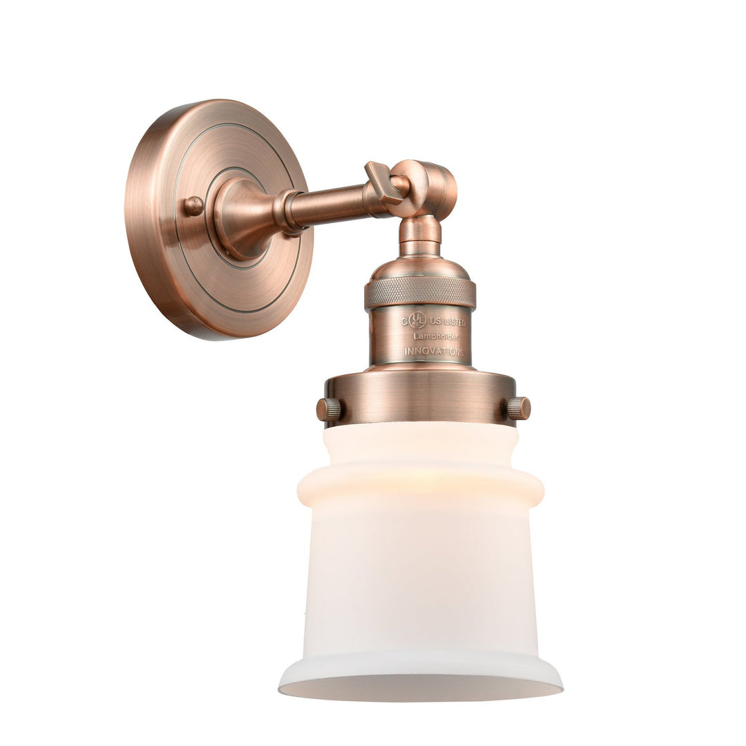 Innovations Franklin Restoration 203-AC-G181S Wall Sconce Light - Antique Copper