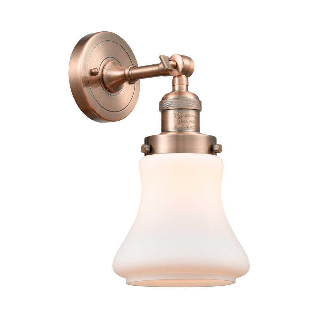 Innovations Franklin Restoration 203-AC-G191 Wall Sconce Light - Antique Copper