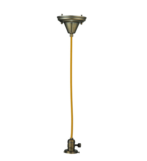 Meyda Tiffany Lighting 101553 Covered Paddle One Light Pendant Hardware Utility Light Bronze / Dark