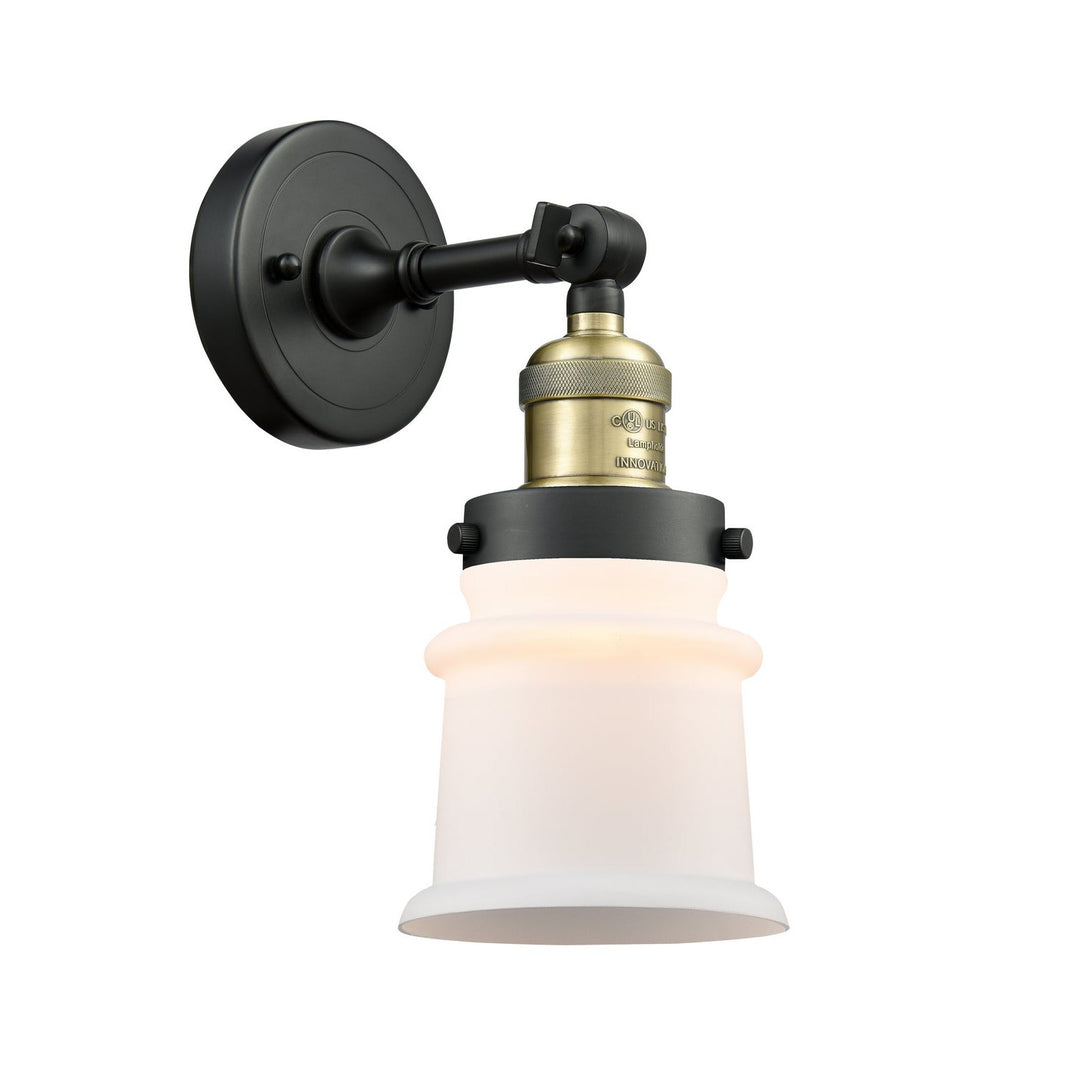 Innovations Franklin Restoration 203-BAB-G181S-LED Wall Sconce Light - Black Antique Brass