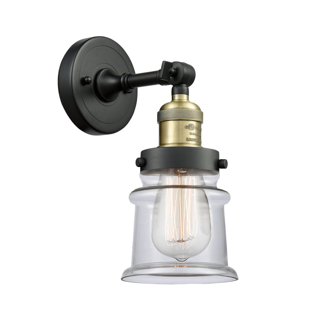 Innovations Franklin Restoration 203-BAB-G182S-LED Wall Sconce Light - Black Antique Brass