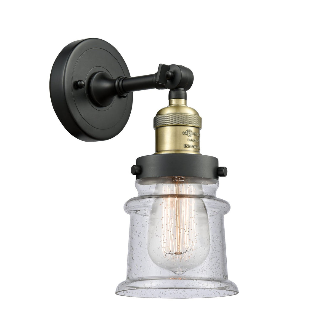 Innovations Franklin Restoration 203-BAB-G184S-LED Wall Sconce Light - Black Antique Brass