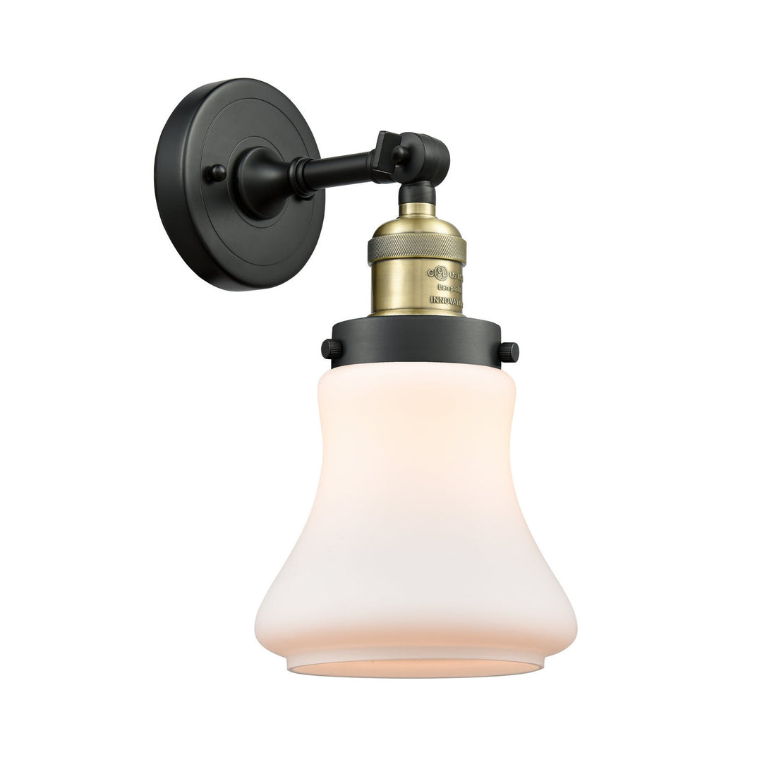 Innovations Franklin Restoration 203-BAB-G191-LED Wall Sconce Light - Black Antique Brass
