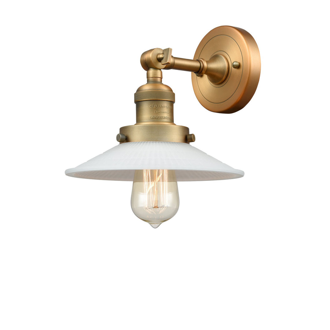 Innovations Franklin Restoration 203-BB-G1 Wall Sconce Light - Brushed Brass