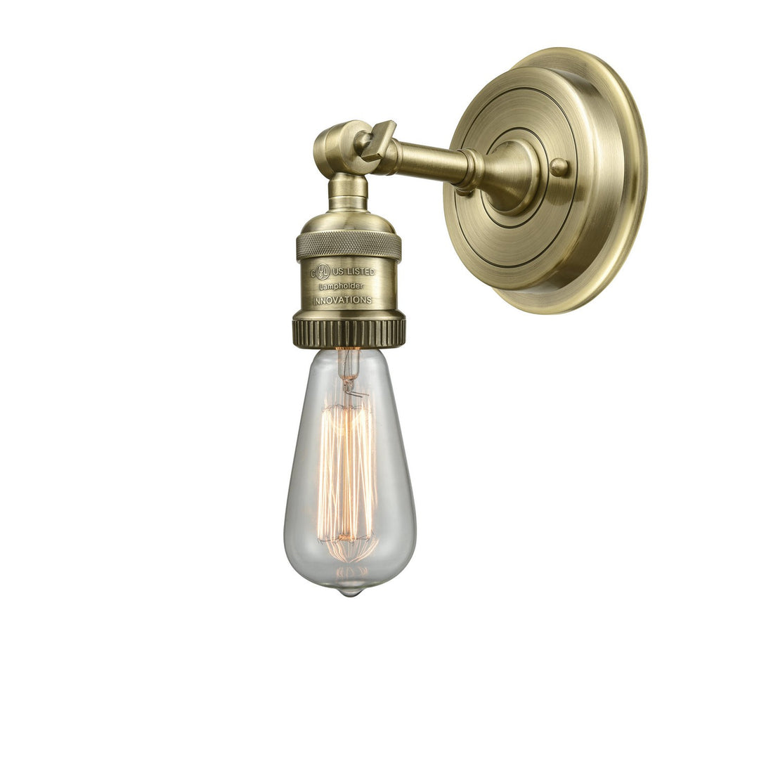 Innovations Franklin Restoration 203BP-NH-AB Wall Sconce Light - Antique Brass