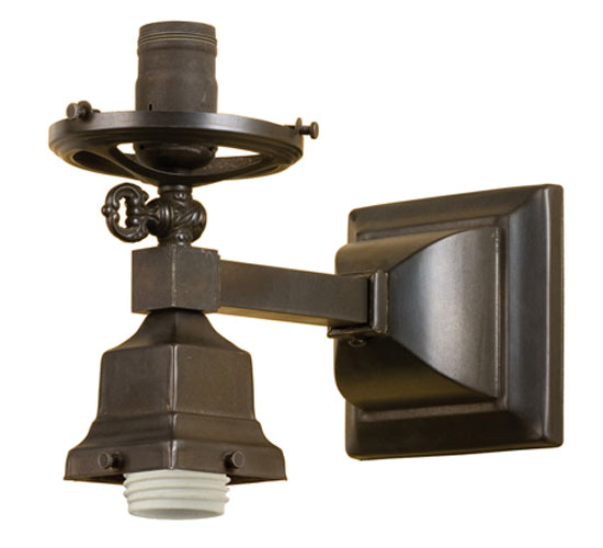 Meyda Tiffany Lighting 101567 Revival Two Light Wall Sconce Utility Light Bronze / Dark