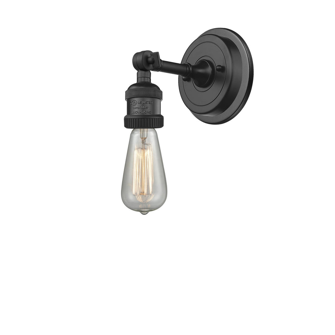 Innovations Franklin Restoration 203BP-NH-BK Wall Light - Matte Black