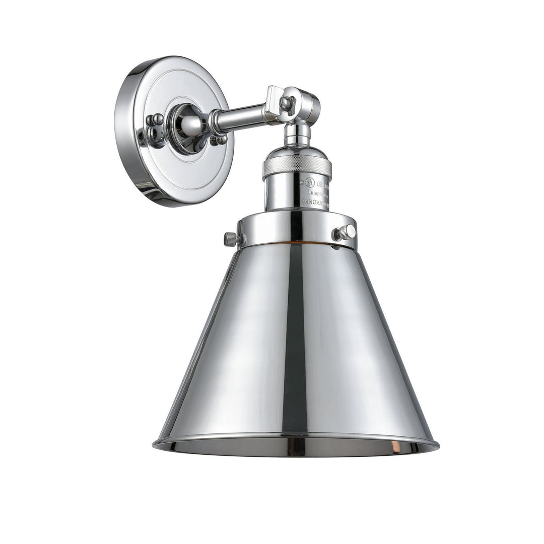 Innovations Franklin Restoration 203-PC-M13-PC-LED Wall Sconce Light - Polished Chrome