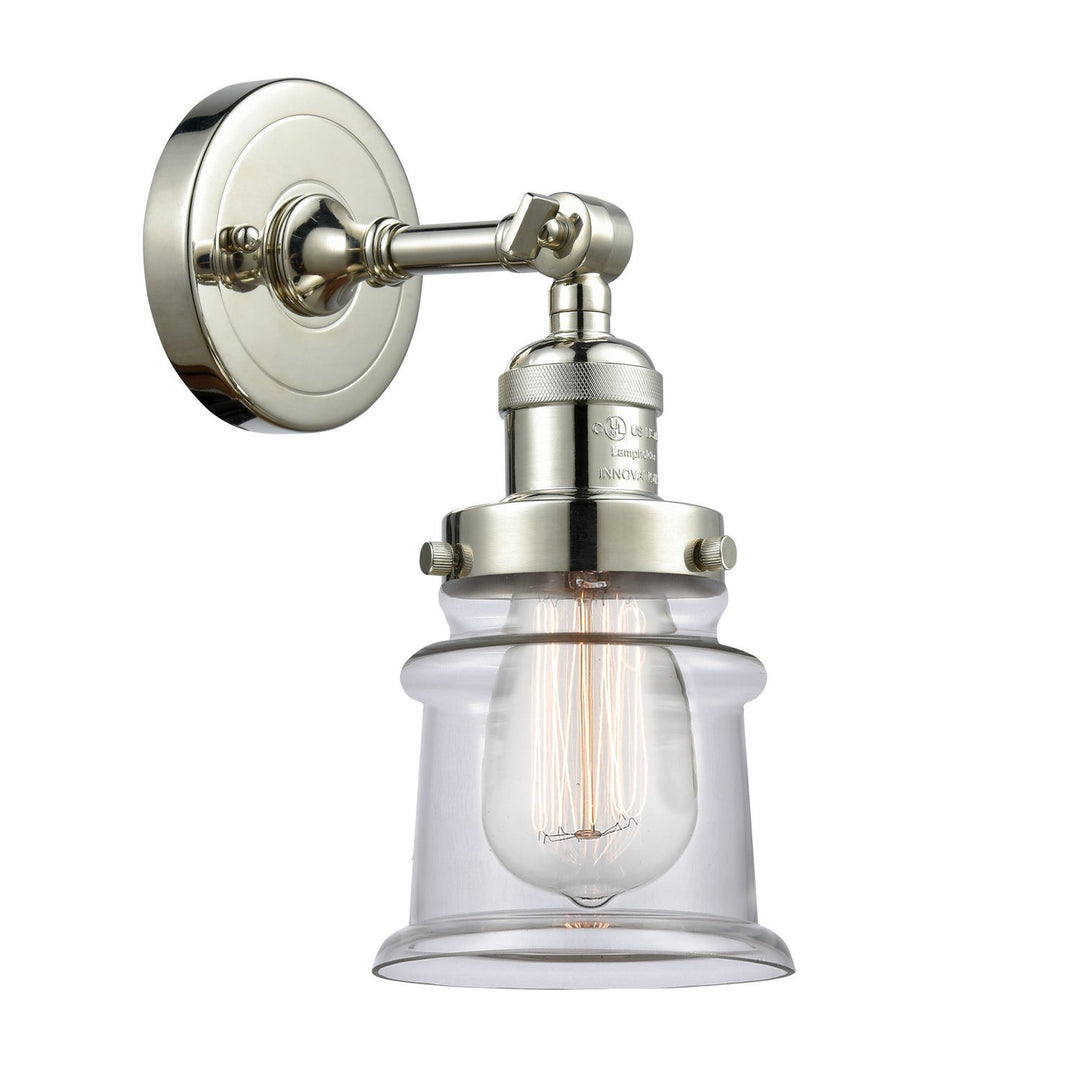 Innovations Franklin Restoration 203-PN-G182S Wall Sconce Light - Polished Nickel