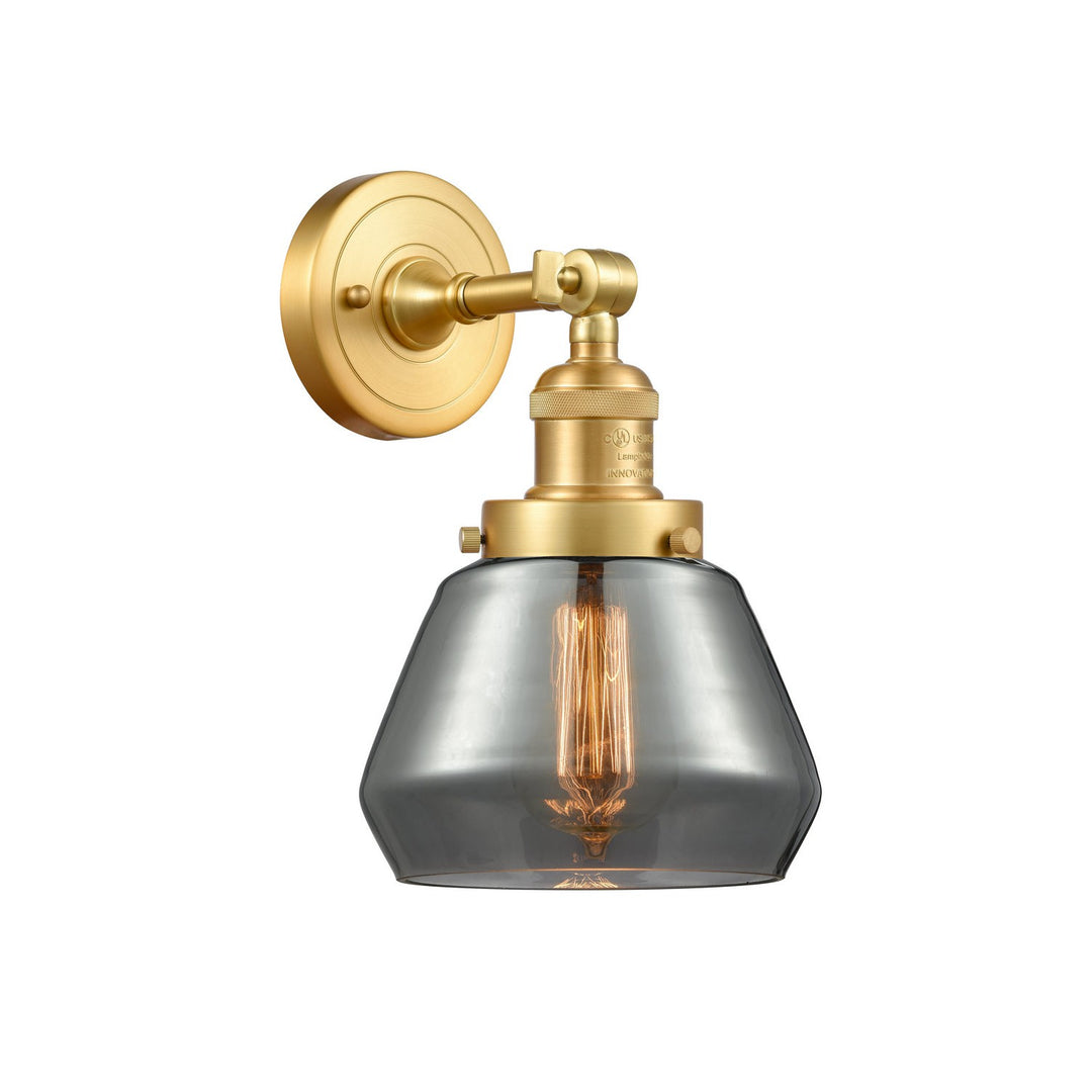 Innovations Franklin Restoration 203-SG-G173 Wall Sconce Light - Satin Gold