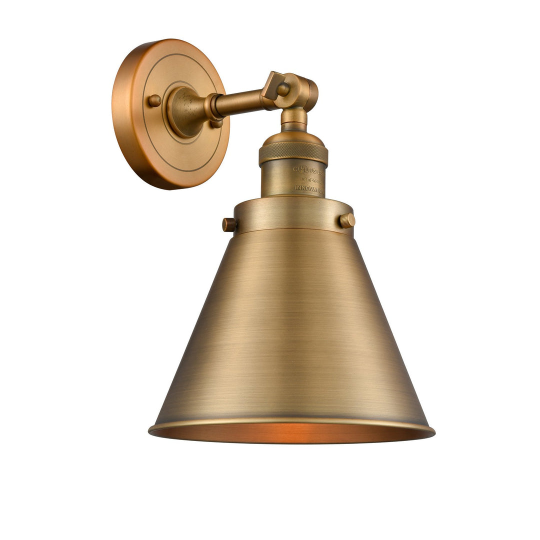 Innovations Franklin Restoration 203-BB-M13-BB Wall Sconce Light - Brushed Brass