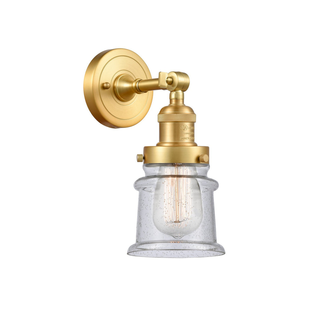 Innovations Franklin Restoration 203-SG-G184S Wall Sconce Light - Satin Gold