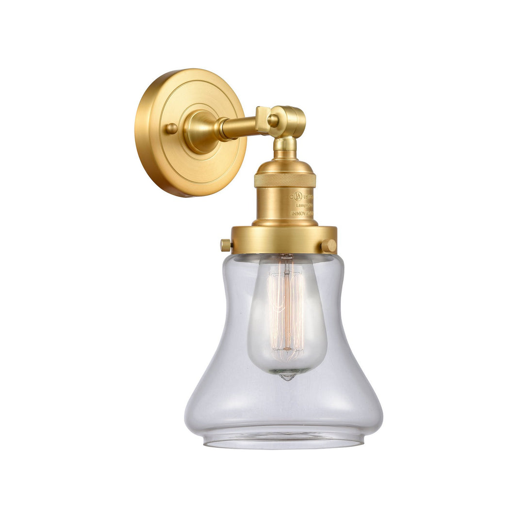 Innovations Franklin Restoration 203-SG-G192 Wall Sconce Light - Satin Gold