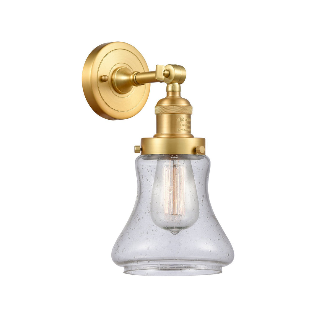 Innovations Franklin Restoration 203-SG-G194 Wall Sconce Light - Satin Gold