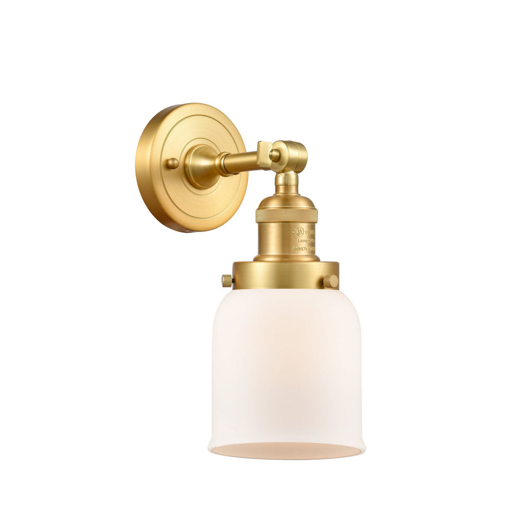 Innovations Franklin Restoration 203-SG-G51 Wall Sconce Light - Satin Gold