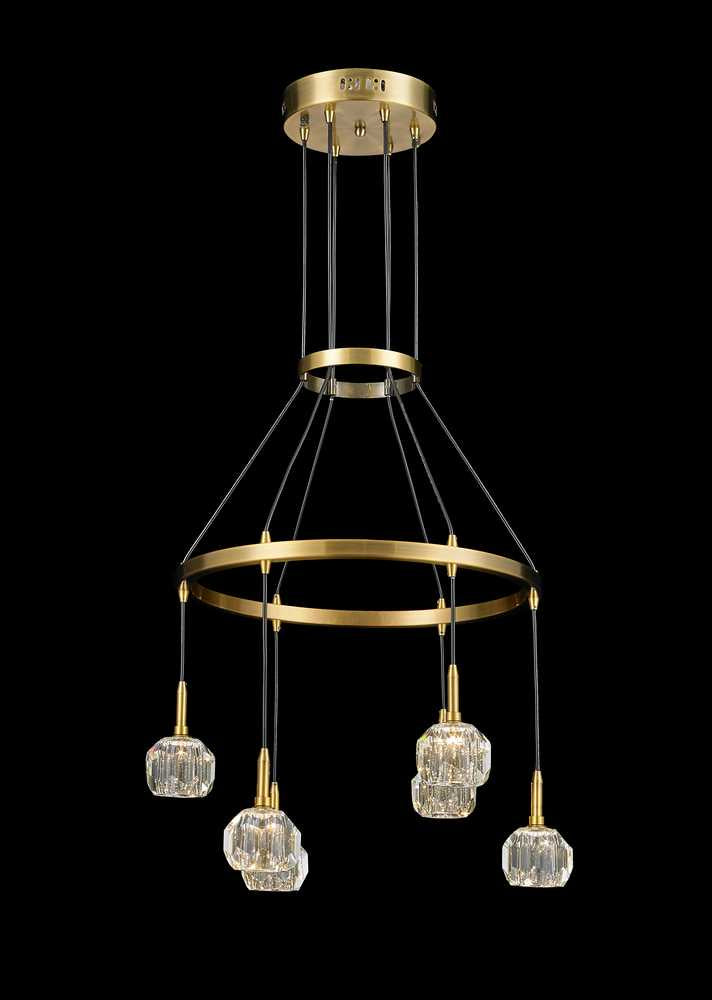 StarFire Sole 1720AB Chandelier Light - Antique Brass