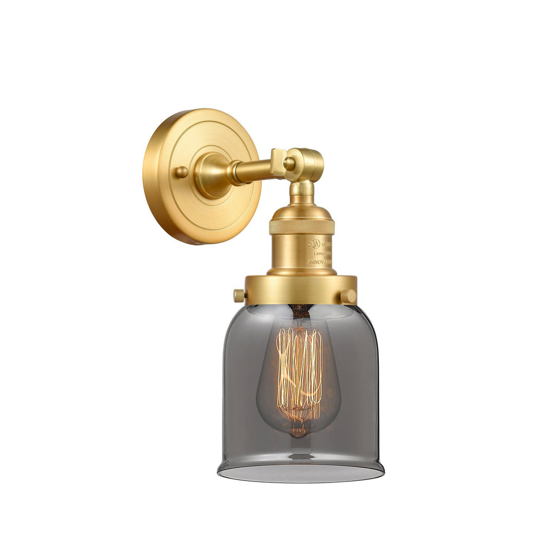 Innovations Franklin Restoration 203-SG-G53 Wall Sconce Light - Satin Gold