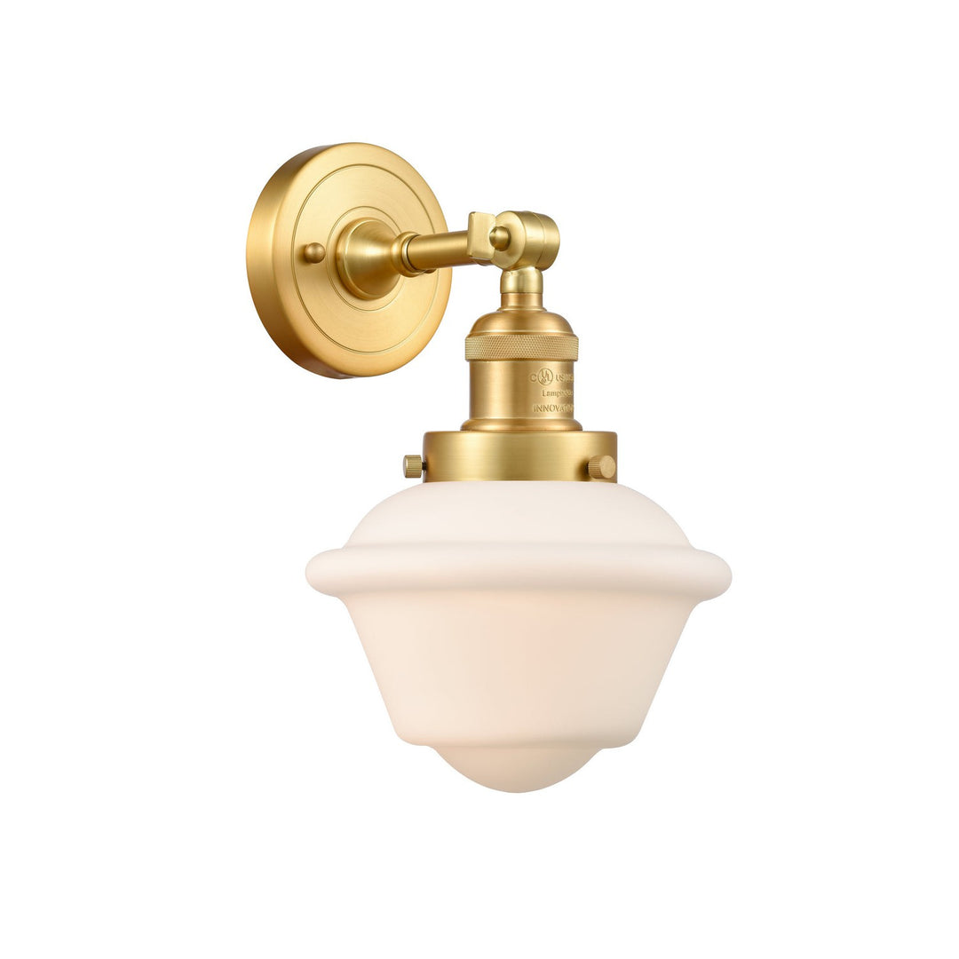 Innovations Franklin Restoration 203-SG-G531 Wall Sconce Light - Satin Gold
