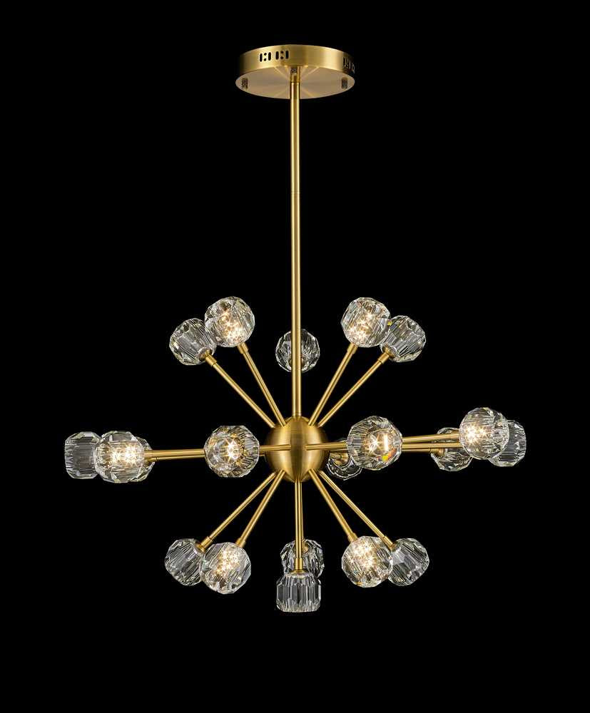 StarFire Sole 1832AB Chandelier Light - Antique Brass