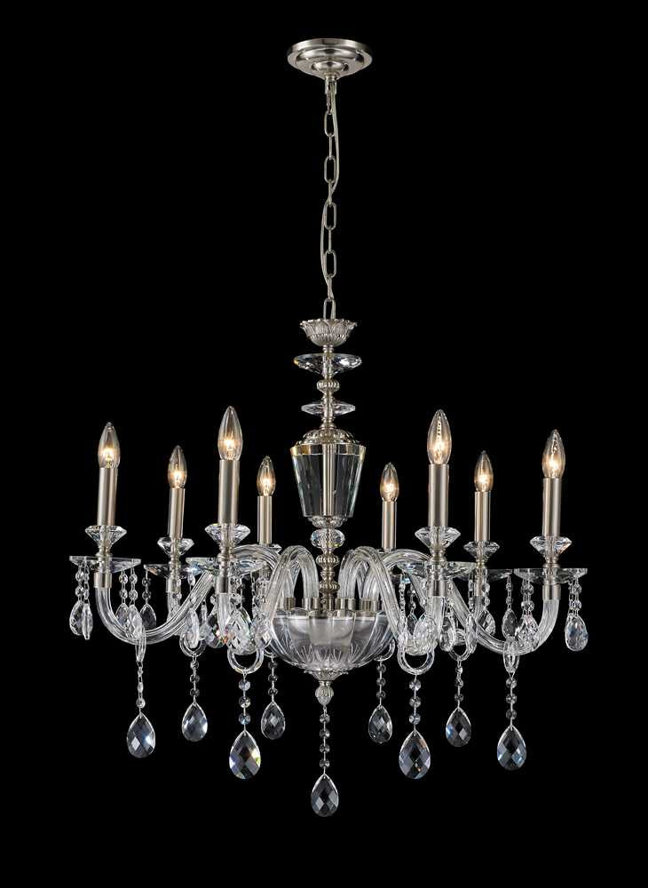 StarFire Barcelona 3608SN Chandelier Light - Satin Nickel