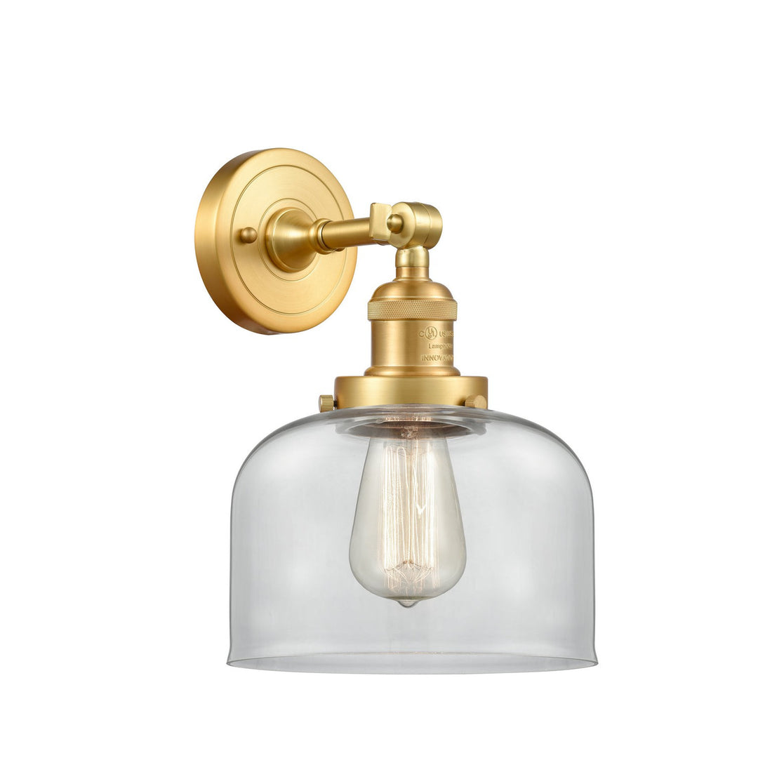 Innovations Franklin Restoration 203-SG-G72 Wall Sconce Light - Satin Gold