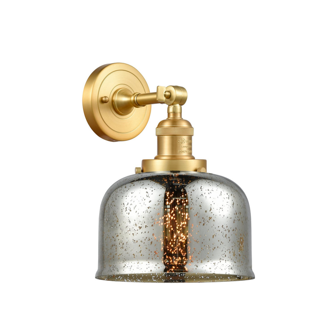 Innovations Franklin Restoration 203-SG-G78 Wall Sconce Light - Satin Gold