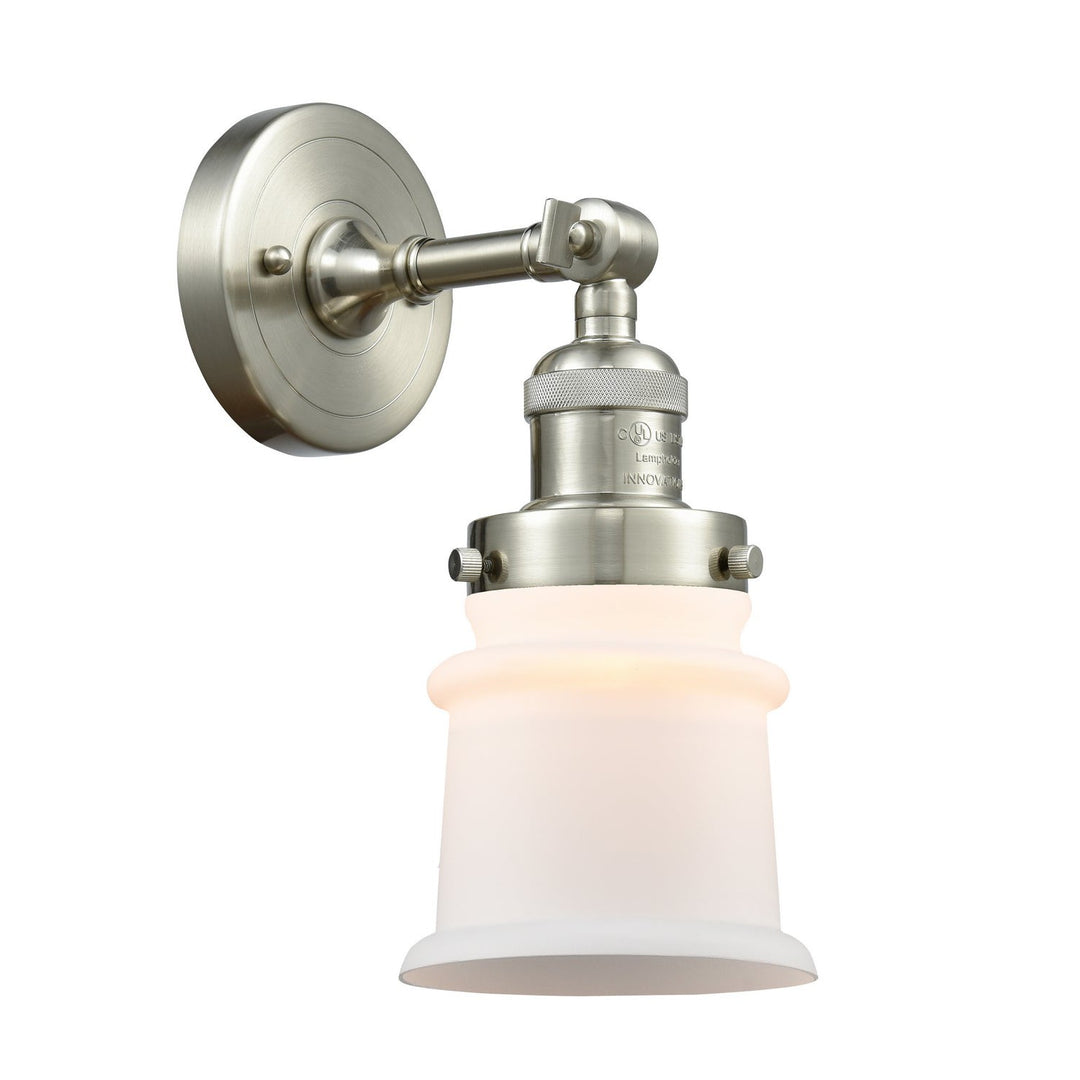 Innovations Franklin Restoration 203-SN-G181S Wall Sconce Light - Brushed Satin Nickel